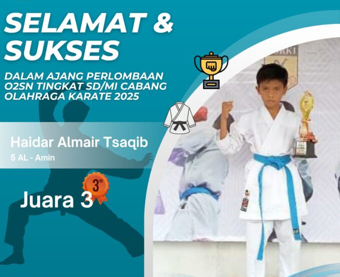 Prestasi Siswa dalam ajang O2SN Tingkat SD/MI Cabang Olahraga Karate Tahun 2025 Prestasi Siswa dalam ajang O2SN Tingkat SD/MI Cabang Olahraga Karate Tahun 2025
